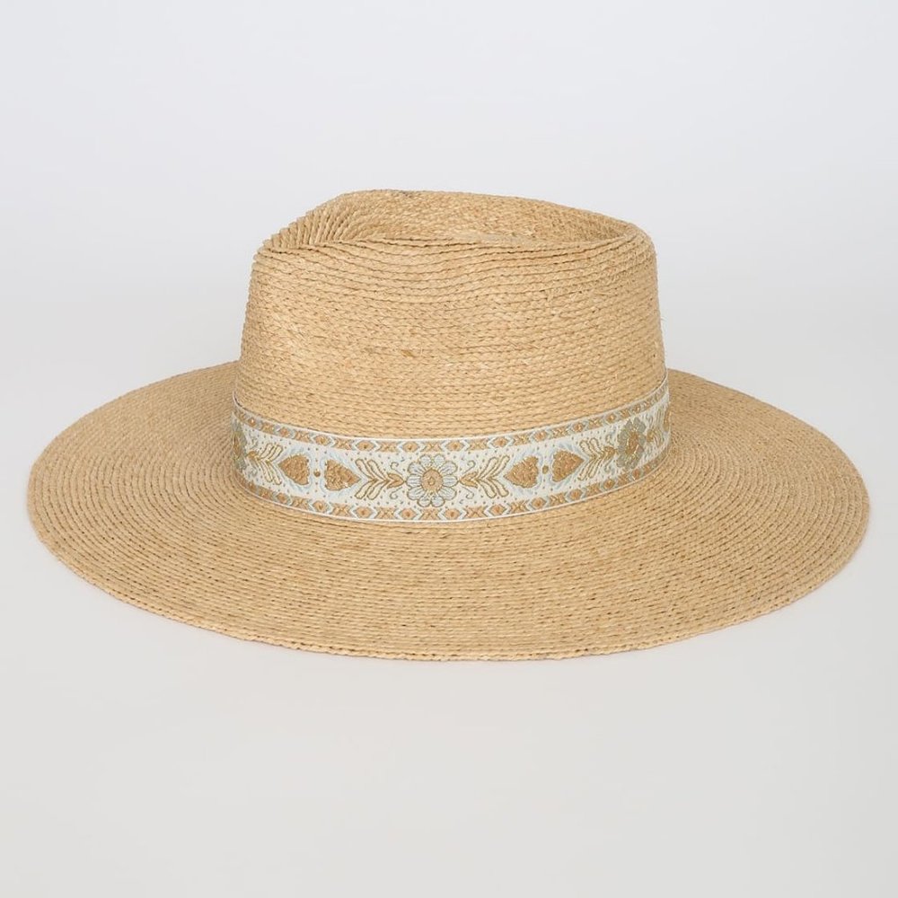 The Indio Special Beige Straw Fedora Hat